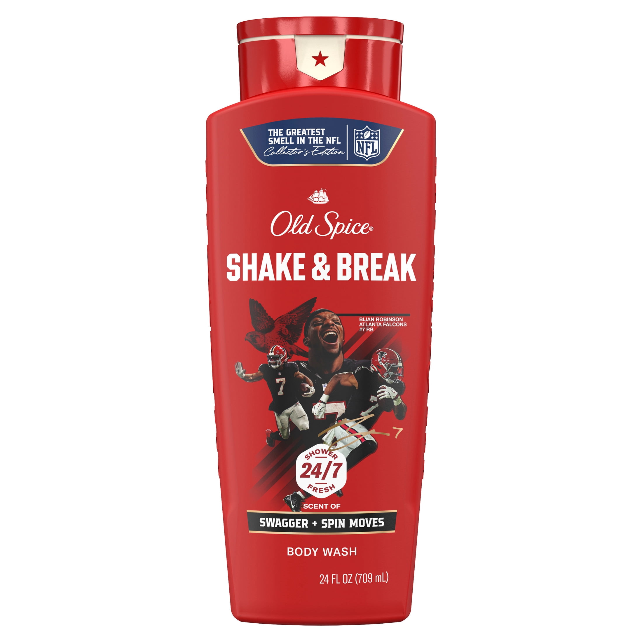 Old Spice Men's Body Wash, NFL Collection, Bijan Robinson, Scent