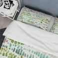thumbnail image 4 of Designart 'Mixed Green Geometric Pattern II' Geometric Duvet Cover Set, 4 of 4