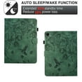 thumbnail image 2 of Case for Galaxy Tab A9+/A9 Plus 11 inch 2023, PU Leather Flip Case with Credit Card Slot Auto Sleep/Wake Kickstand Shockproof Full Body Ptotective for Samsung Galaxy Tab A9+, Green, 2 of 10