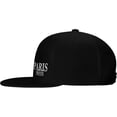 thumbnail image 3 of Paris Flat Bill Hats Teens Cool Snapback Baseball Cap Unisex, 3 of 9