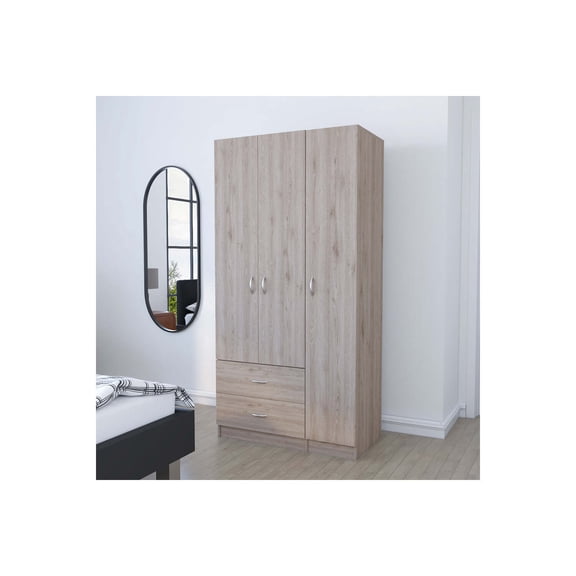 TREEVOL FURNITURE Three Door Armoire Clark