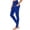 Blue, variant on ZyeKqe Leggings for Women Elastic High Waist Stretch Base Layer Comfy Breathable Fitness Sports Yoga Pants with Pockets