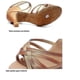 thumbnail image 3 of Women's Professional Latin Dance Shoes Satin Salsa Ballroom Wedding Dancing Shoes, 3 of 4