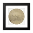 thumbnail image 2 of Augustus Oakley Deacon 12x12 Black Modern Framed Museum Art Print Titled - Saint Mary's Bridge, Derby, 2 of 5
