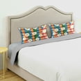 thumbnail image 3 of Yayeee Pillowcase King Size Set of 2 Satin Wrinkle Resistant Pillow Case, Green Checkered Daisy, 3 of 8