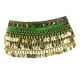 thumbnail image 2 of Bufanda de Cadera Yuyangstore para Danza del Vientre con Lentejuelas Verde, 2 of 8