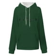 thumbnail image 4 of Yuyuzo Christmas Hoodies for Women Oversized Drawstring Hooded Sweatshirt Casual Long Sleeve Pullover, 4 of 4