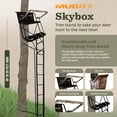 thumbnail image 2 of Muddy The Skybox Échelle de Chasse Deluxe 20 Pieds, Support d'Arbre avec Kit Aveugle, 2 of 9