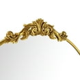thumbnail image 5 of TEHOME 30x60'' Gold Arched Ornate Wall Mirror for Mantel Traditional Baroque Inspired Bathroom Vanity Rectangular Mirror, 5 of 6