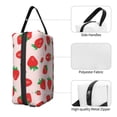 thumbnail image 5 of Uemuo Strawberries Pattern Portable Toiletry Bags with Handle, Waterproof travel Make up Bags for Women, Large Capacity Travel Cosmetic Bags, 5 of 9
