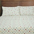 thumbnail image 3 of Mainstays 4-Piece Knitted Star Flannel Adult Sheet Set, Queen, 3 of 8