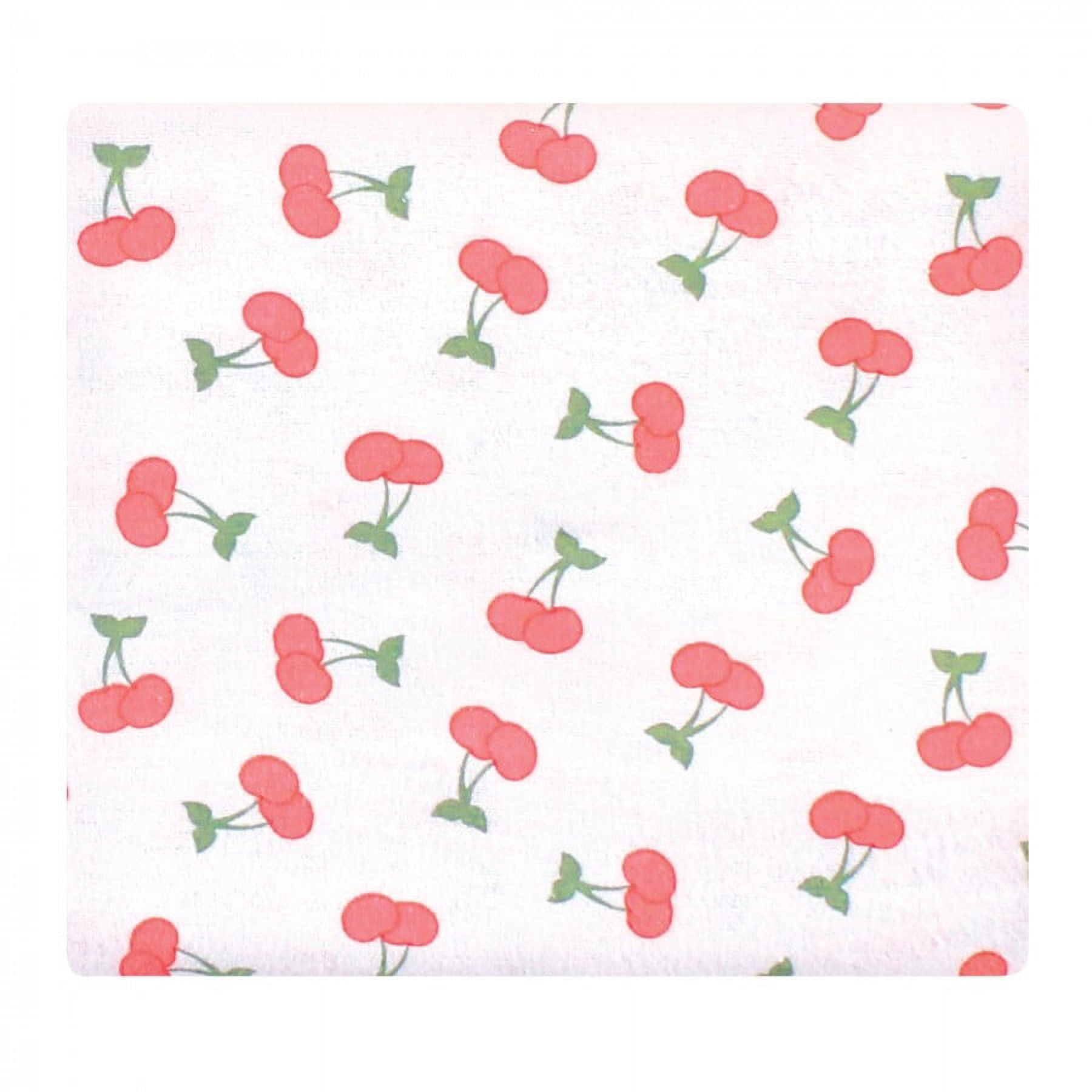 Hudson Baby Unisex Baby Cotton Poly Flannel Receiving Blankets, Cherry, One Size