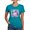 Teal, variant on CafePress - Adorable Floral Unicorn T Shirt - Womens Tri-blend T-Shirt