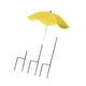 thumbnail image 2 of Sombrilla para plantas, sombrilla de jardín con estaca, resistente a la lluvia, versátil y con protección solar. Amarillo, 2 of 9