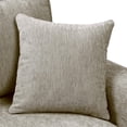 thumbnail image 6 of Furniture of America Elm Chenille Upholstered Loveseat in Light Brown, 6 of 9