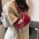 thumbnail image 4 of 2033 Bolso Hombro Brillante Charol Bolso Media Bolso Cruzado para Axila (rojo) Rojo, 4 of 8