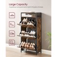 thumbnail image 5 of VASAGLE Armoire à Chaussures, Organisateur de Rangement pour Chaussures pour l'Entrée, Contient 12-18 Paires de Chaussures, 5 of 5