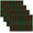 Red Green Plaid, variant on Red and Green Buffalo Plaid Placemats Set of 4 Christmas New Year Holiday Decoration for Dining Table Easy to Clean Kitchen Table Mats 18 X 12 Inch
