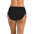 thumbnail image 2 of 24th  Ocean Solid Mid Waist Side Tie Hipster Bottom, 2 of 10