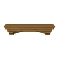 thumbnail image 7 of Pearl Mantels Celeste Versatile Hand Distressed and Hand Finished Premium Pine Wood Mantel Shelf, Antique Finish, 72"L & 10"D, Hang Alone, with Corbels or with Corbels and Arch (Included), 7 of 7
