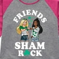 thumbnail image 3 of Barbie - Clover Power - Toddler And Youth Girls Raglan Graphic T-Shirt, 3 of 4