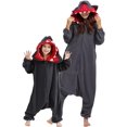 thumbnail image 1 of Onesie DarkCom, unisex, animal adulto, cosplay, perro, rojo, pequeño, 1 of 6