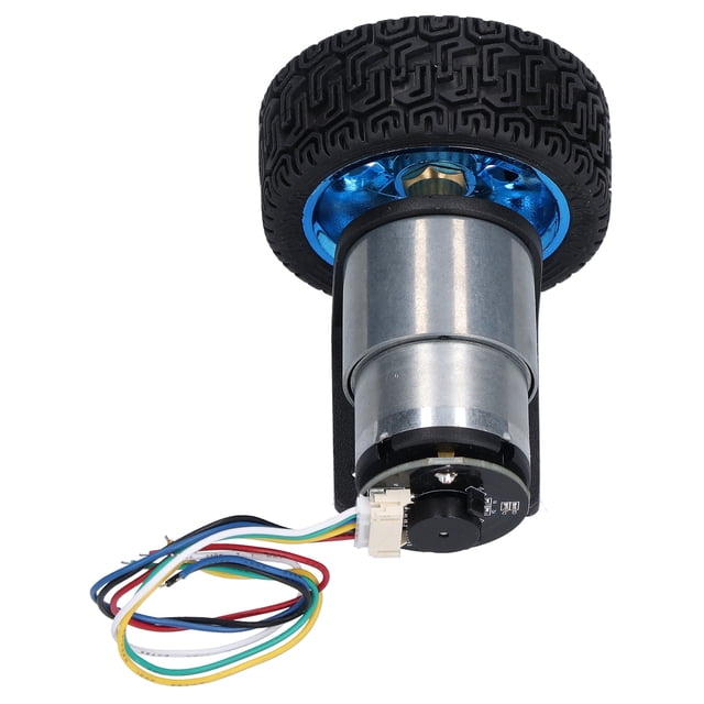Encoder Motor Kit, 6mm Shaft Smart Car Motors High Torsion Controller with Mounting Bracket for Robot Model for DIY Engine Toy