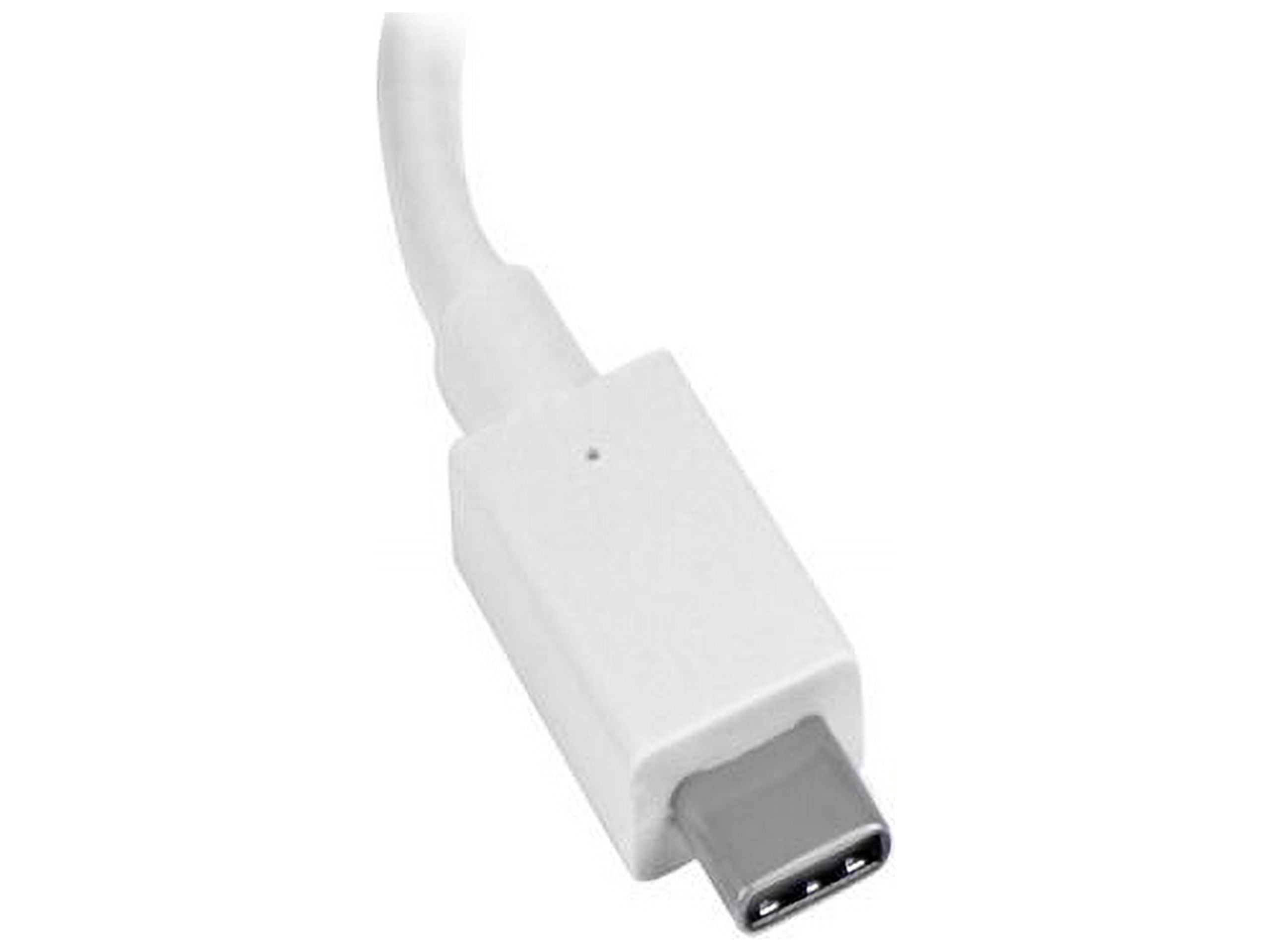 StarTech.com CDP2HD4K60W USB C to HDMI Adapter - White - 4K 60Hz - Thunderbolt 3 Compatible - USB Type C to HDMI Dongle Converter (CDP2HD4K60W)