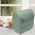 thumbnail image 3 of Teal and White Stand Mixer Cover, Floral Moroccan Mosaic Pattern Cultural Design Eastern Tile, Kitchen Appliance Organizer Bag Cover with Pockets, 5 Quarts, Multicolor, by Ambesonne, 3 of 4