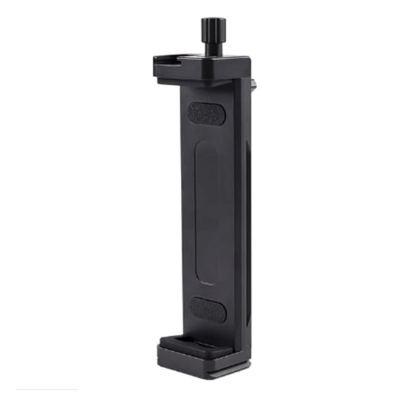 Universal Aluminum Alloy Tablet Phone Stand Holder Clip Tripod Adjustable Bracket for Mobile Phones(Black)
