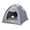 Gray, variant on Gray Semi-Enclosed Four-Season Pet Tent - Waterproof Washable Shelter for Small Dogs & Cats
