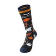 thumbnail image 2 of Halloween Novelty Socks Stockings Pumpkins Bats Socks Colorful Funny Crew Socks for Women and Men, 2 of 4