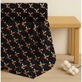 thumbnail image 4 of Soimoi Black Cotton Voile Fabric Animal,Gift Box & Warm And Cozy Christmas Text Printed Fabric 1 Yard 42 Inch Wide, 4 of 7