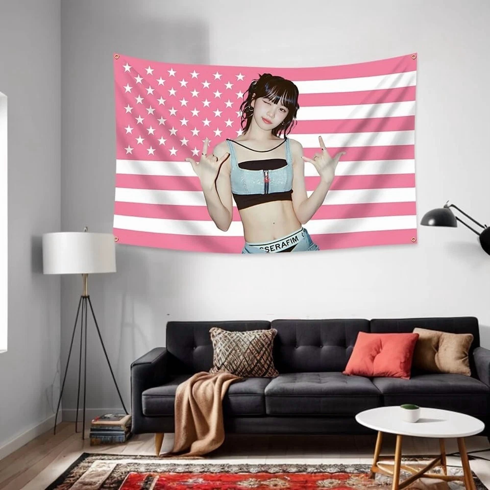 BUTTERFLY- Chae Won American Flag Kpop Music Flag 3X5Ft Trucks Sign Garage Shop Wall Decor