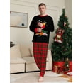 thumbnail image 2 of Family Matching Cute Deer Christmas Tree Snowflake Print Christmas Underwear Set, 2 of 6