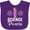 Purple, variant on Inktastic Scientist Girls Science Princess Girls Baby Bib