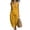 Yellow, variant on Lumtrix Womens Lounge Cotton Linen Two Piece Outfits Spring Summer Oversized Sleeveless Tops And Wide Leg Capris Suits Sets Blue L