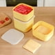 thumbnail image 2 of GOOHOCHY Caja para 2 lonchas de queso, caja para queso, caja para mantequilla, caja para frutas, soportes para queso fresco, 2 of 8