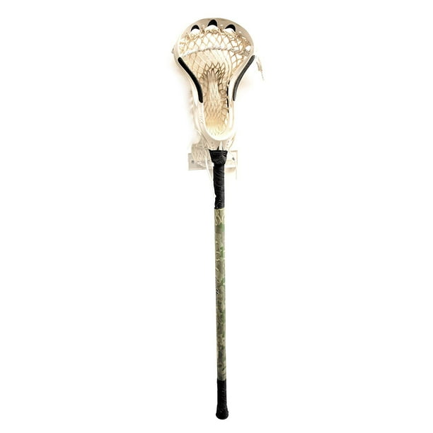 Deluxe Clear Acrylic Lacrosse Stick Vertical Wall Mount Bracket (A052