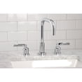 thumbnail image 3 of Kingston Brass FSC8931EFL Centurion Two-Handle 3-Hole Deck Mount Widespread Bathroom Faucet with Brass Pop-Up in Polished Chrome, 3 of 7