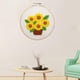 thumbnail image 3 of de inicio de de girasoles que incluye aro, marco, de manualidades de con de estampado para principiantes Girasoles 4 Gloria Aro de bordado, 3 of 9