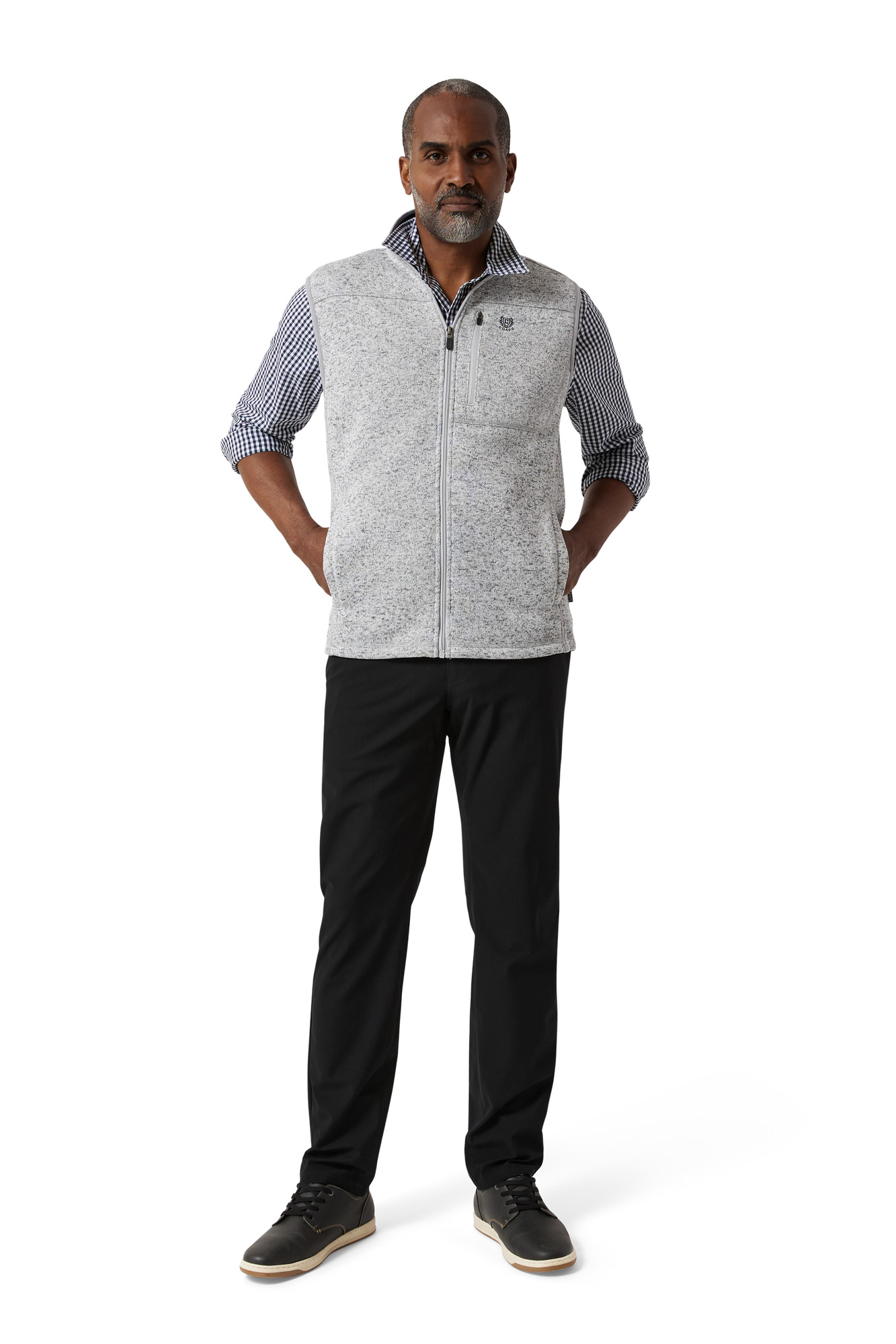 Chaps Men's & Big Men's Sweater Fleece Vest - Walmart.com