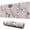 Pioneer Flower Floral, variant on Long Mouse Pads for Desk,Pioneer Flower Floral Print Pattern Desk Mats on Top Of Desks, Desk Mouse Pad Extra Large with 3mm Non-Slip Base and Stitched Edge for Gaming,Office,Work,Home 31.5"x11.8"