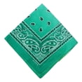 thumbnail image 2 of iOPQO Scarf Fashion Tie-dye Print Headband Bandanas Scarf Mask Square Cotton Handkerchief scarf Green, 2 of 2