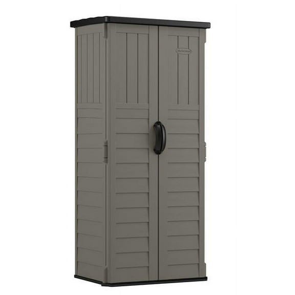 Suncast  2 ft. 8 in. x 2 ft. 2 in. Vertical Shed - Stone Gray