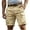 #3_Khaki, variant on Men's Cargo Jean Shorts Cotton Twill Baggy Jorts Tactical Multi-Pocket Design Stretch Knee Length Lightweight Outdoor Hiking Golf Work Casual Shorts
