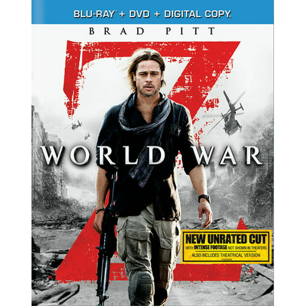 World War Z Unrated Blu Ray Dvd Digital Copy Walmart Com Walmart Com