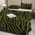 thumbnail image 5 of Fluffy Fleece Throw Blanket for Couch, Soft Cozy Zebra Blankets Fuzzy Thick Twin Blanket for Women, All Seasons, 5 of 7