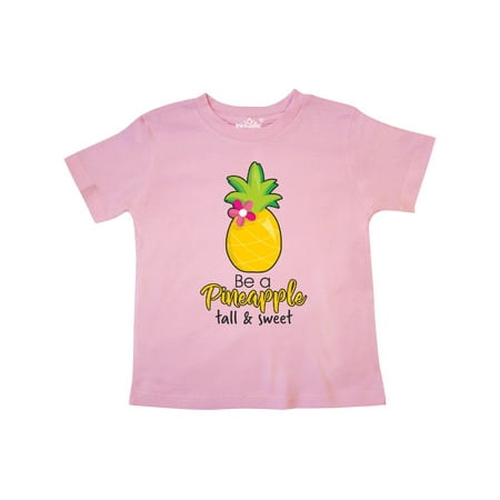 

Inktastic Be a Pineapple Tall and Sweet with Flower Gift Toddler Toddler Girl T-Shirt