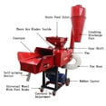 thumbnail image 3 of Integrated Grass Chopper Crusher Hay Cutter with Grain Self-Priming Device & Cyclone Dust Collector 220V, 3 of 19
